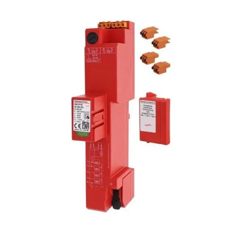 Dehn + Söhne 909440 Kombi-Ableiter Typ1+2 DEHNshield - Geprüfter Kombi-Ableiter für TN-S-Systeme, werkzeuglos montierbar mit Click+Power-Anschlusstechnik und hoher Blitzschutzwirkung