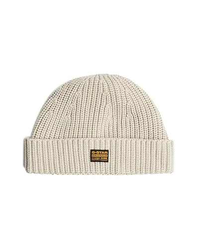 G-STAR Damen Originals Fisherman Beanie - Stylische Strickmütze mit Naht für optimalen Sitz. Das gewebte G-Star Originals-Label an der Faltstelle sorgt für einen besonderen Look und hohen Tragekomfort.