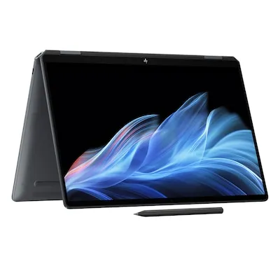 HP OmniBook Flip 14-fh0079ng - 14 Zoll Convertible Notebook, Intel Core Ultra 7, 2000 GB SSD, 2.8K OLED-Touchscreen und ultraleicht mit 1,34 kg