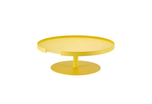 DesignBite Big Hug Kuchenständer - Gelb Lemon - Tortenständer aus Metall und Gummi, ideal für ansprechende Präsentation von Kuchen und Gebäck bei jedem Anlass. Mit einem Durchmesser von 24 cm bringt er Farbe und Wärme auf jeden Tisch.