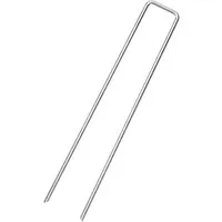 vidaXL Bodenanker 25 Stk U-Form 20x3,5 cm Verzinkter Stahl 4009365
