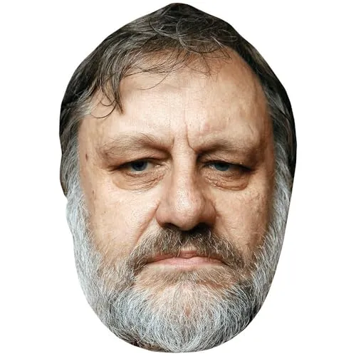 Slavoj Zizek (Beard) Maske aus Karton