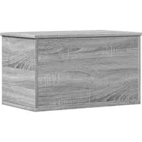 vidaXL Truhe Grau Sonoma 60x35x35 cm - Sitzbank mit viel Stauraum, aus hochwertigem Holzwerkstoff, ideal für Dekoration und Aufbewahrung von Alltagsgegenständen. Vielseitig einsetzbar als Couchtisch oder Beistelltisch.