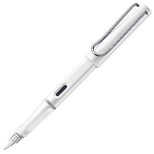 Lamy  Safari Füllhalter 019 weiß mit einer B Feder . 1221854