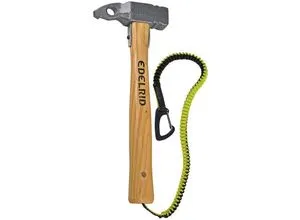 Edelrid Hudson Hammer - Grau, One Size - Eispickel mit ergonomischem Griff für optimale Handhabung und Sicherheit beim Bergsteigen und Eisklettern.