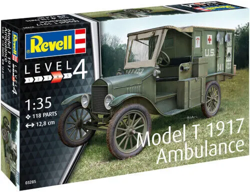 Revell BS-MILITAERFAHRZEUGE / WAFFEN Model T 1917 Ambulance 1 ;35