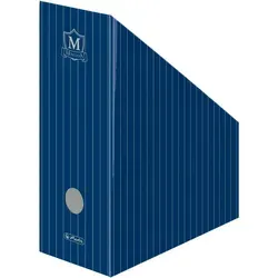 Herlitz 10085074 Wellpappe-Stehsammler Montana - DIN A4, blau, stabil und ideal für eine ordentliche Ablage von Dokumenten