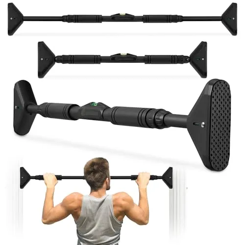 HyperMotion Klimmzugstange für Türrahmen 70-100 cm, 200 kg, ohne Bohren