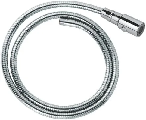 GROHE Minta Spülbrause mit Schlauch, chrom (46592000) - Zubehör für Küchenarmaturen, hochwertige Einhandmischer Spülbrause für präzise Wassersteuerung und modernes Design