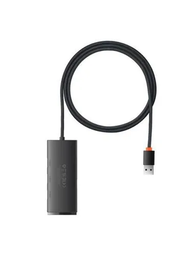 Baseus Hub 4in1 Lite Series USB to 4x USB 3.0 1m (Black) USB-Hubs - USB 3.0 - 4 - Schwarz