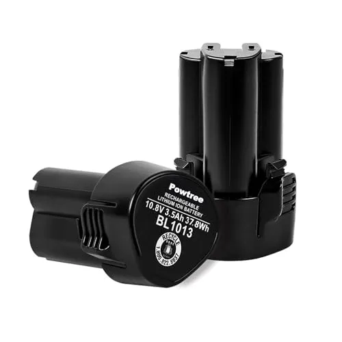 2X 10,8V 3500mAh Ersatzakku für Makita BL1013 Akku BL1014 194550-6 194551-4 DF030DW DF030D DF030DWX DF330D TD090D TD090DWE TD090DWX TD090DWXW