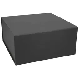 ideas in Boxes Geschenkbox Hochwertige Magnetbox mit Klappdeckel, Geschenkverpackung in verschiedenen Größen & Farben schwarz 22 cm x 22 cm x 10 cm
