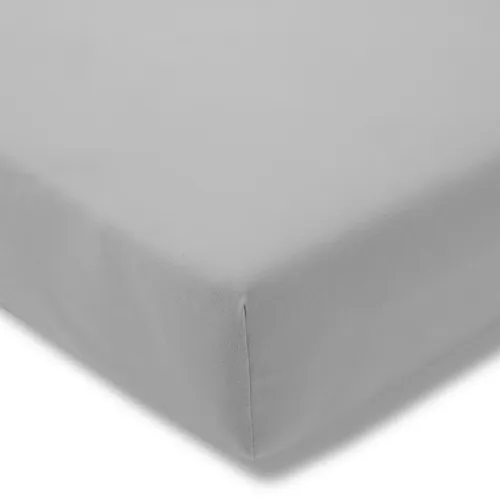 ESTELLA Topper-Spannbetttuch Platin | Perfekte Passform in silber von ESTELLA