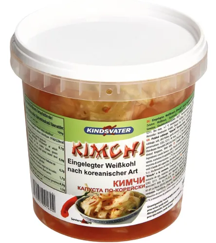 Eingelegtes Kraut nach koreanischer Art Kim Chi