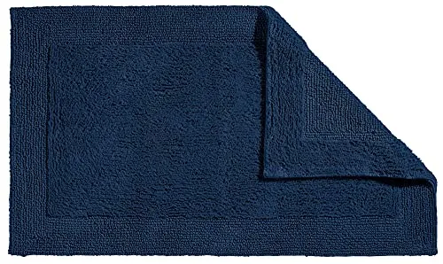 Erwin Müller Badematte Uni Serie Stuttgart Marine 60x100 cm in blau von Erwin Müller
