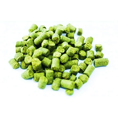 Hopfen Pellets Cascade100g - Bier Hopfen, Gemahlen und Gepresste Rohhopfen, Hopfen für Bier
