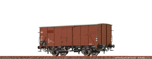 BRAWA 67495 Gedeckter Güterwagen Gklm 191 DB, Ep.IV, Spur N - Güterwagen der Epoche IV, Spur N, ideal für Modellbahnanlagen, detailgetreu und hochwertig verarbeitet für echte Sammler.
