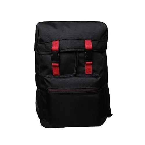 Acer GP.BAG11.02A Rucksack - Laptop-Rucksack in Schwarz und Rot, wasserfest und ideal für Laptops bis 15,6 Zoll, mit mehreren Fächern für optimalen Stauraum.