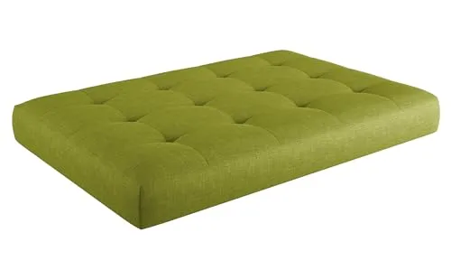 sunnypillow Palettenkissen 120x80x15cm Lime in grün von sunnypillow