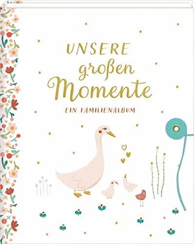 Eintragbuch: Unsere großen Momente - Familienbuch für unvergessliche Erinnerungen - Das Eintragbuch „Unsere großen Momente“ bietet Platz für besondere Erinnerungen und schöne Fotos. Ideal für Familien, um wertvolle Augenblicke festzuhalten und zu teilen. Ein perfektes Geschenk für jeden Anlass!  