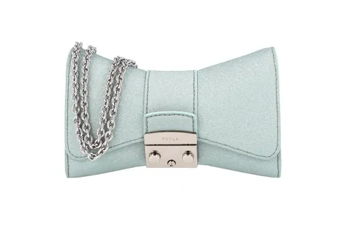 Furla Metropolis Mini Bag Umhängetasche 16 cm in Grün - Elegante Handtasche mit auffälligem Design und edlen Metall-Akzenten. Das geräumige Hauptfach und der dekorative Umhängeriemen sorgen für Stil und Funktionalität im Alltag.