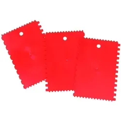 mako Leimauftragsspachtel 13 x 9 cm, 4 Zahnungen, 3 St. SB-verpackt