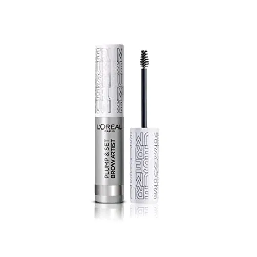 L'Oréal Paris Brow Artist Plump & Set 00 Transparent, transparentes Augenbrauen-Gel für definierte schöner aussehende Augenbrauen