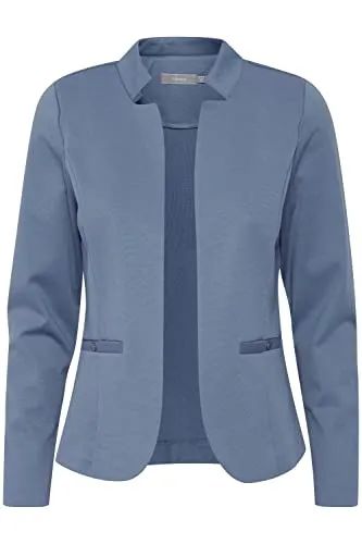 Fransa FRCedilan Kurzblazer in Blau M - Funktionsjacke aus 74% Polyester, ideal für Alltag und Büro, mit regular fit für optimalen Tragekomfort.