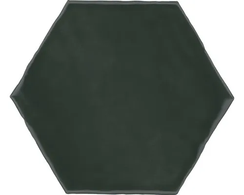 Hexagonfliese Artisan 15 x 17,5 cm Verde glänzend in grün von Weitere