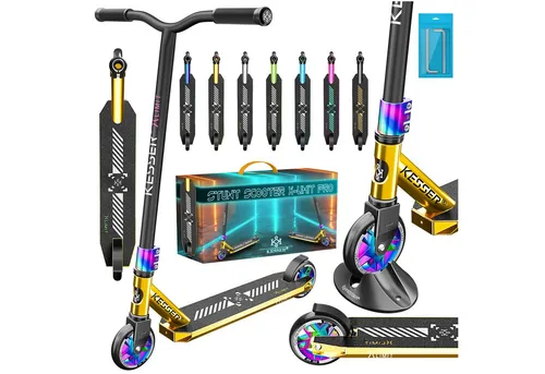 KESSER® Stunt Scooter X-Limit-Pro - 360° Lenkung und ABEC 9 Kugellager - Roller / Kickboards - Der KESSER Stunt Scooter X-Limit-Pro bietet eine 360° Lenkung, rutschfeste Trittfläche und ist ideal für Tricks und Stunts für Kinder und Erwachsene.