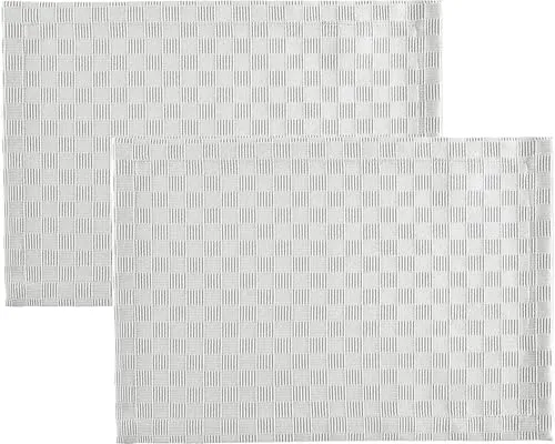 Erwin Müller Tischset 2er-Pack fleckabweisend weiß Größe 35x50 cm