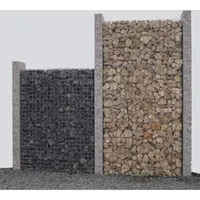 Gabiona Gabionen-Zaun 200 x 102 x 22 cm mit Korrosionsschutz