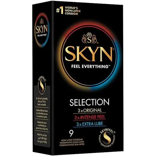 SKYN Selection Kondome latexfreie Set 3 Original 3 Intense Feel 3 Extra Feucht