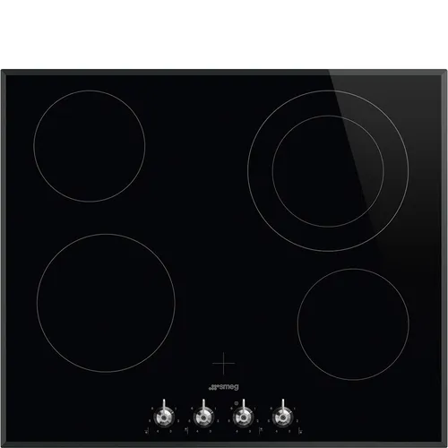 Smeg SE364ETBM Glaskeramikkochfeld Schwarz 60 cm von Smeg