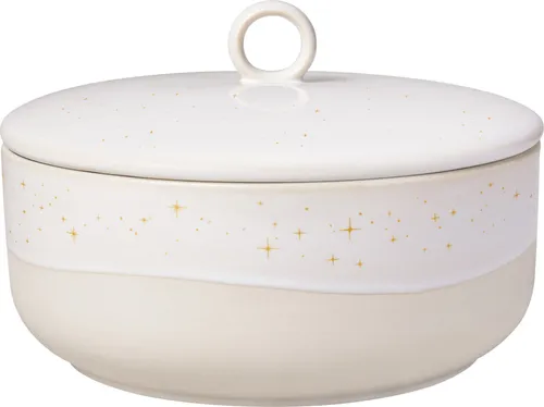 like. by Villeroy & Boch Winter Glow Dose Rund Beige von Villeroy & Boch