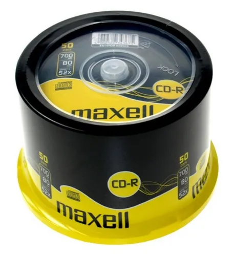 Maxell CD-Rohling 50 Maxell Rohlinge CD-R 80Min 700MB 52x Spindel