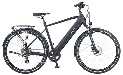Prophete E-Bike Trekkingrad Entdecker 2.0 - E-Bike für Herren mit 8-Gang Shimano Kettenschaltung und leistungsstarkem Heckmotor. Ideal für Trekkingtouren, Reichweite bis zu 100 km und komfortable Ausstattung.