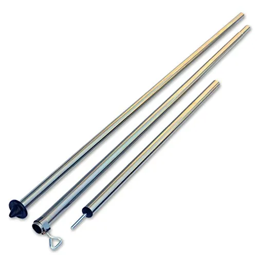 Outdoor Teleskop Vor Zelt Stange Sonnensegel Tarpstange Stahl Aufstell Gestänge