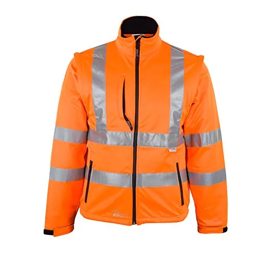 Asatex Warnjacke Softshell Größe M leuchtorange - 8060O/M - Hochsichtbare Softshelljacke in leuchtorange, ideal für Arbeitssicherheit und Outdoor-Aktivitäten, bietet Schutz und Komfort.