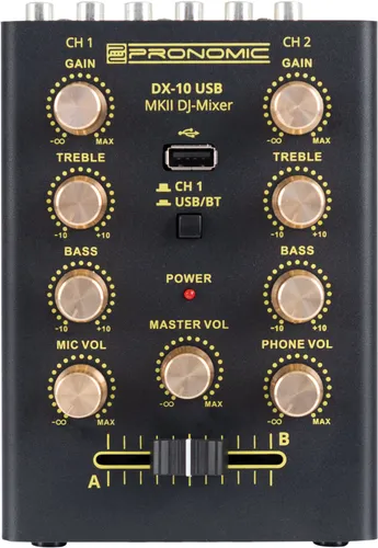 Pronomic DX-10 USB MKII DJ Mixer