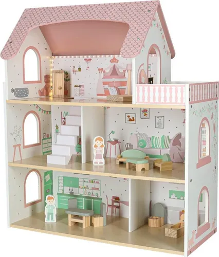 KIK Puppenhaus aus Holz Lulilo Penonio