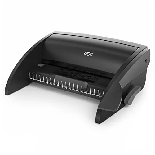 GBC CombBind C100 Bindegerät - Bindegerät für A4 und A3, manuelle Stanz- und Bindekapazität von 9 bzw. 160 Blättern, ideal für Bürobedarf und Präsentationen, inklusive separatem Binderücköffner.