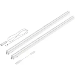 ledscom.de LED Unterbau-Leuchten Rigel, je 87,3cm (warmweiß, 19,634W, je 1002lm, 130°) 2er Set