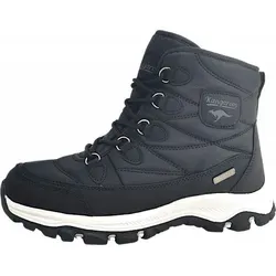 KangaRoos K-FW Bonnie Jungen Schnürstiefel Schwarz Größe 39 von KangaROOS