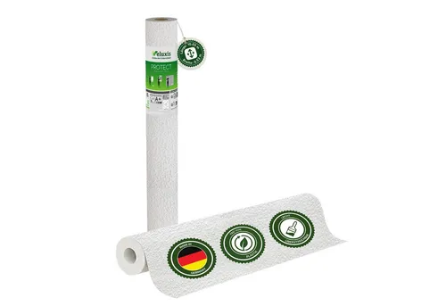 Veluxis® Vliestapete Protect - 25 m x 1,06 m - Hochwertige Vliestapete mit Körnerstruktur, ideal für Anstriche. Extrem kratz- und stoßfest, rissüberbrückend und leicht zu reinigen – perfekt für jeden Raum. Qualität Made in Germany.