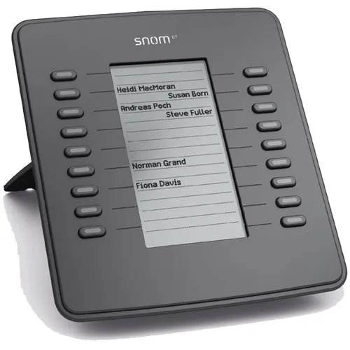 Snom D7 grau LCD Erweiterungsmodul für Snom 715 720 725 760 765 - Erweiterungsmodul für Festnetztelefone, bietet zusätzliche Funktionstasten für eine verbesserte Benutzererfahrung und effiziente Anrufverwaltung.