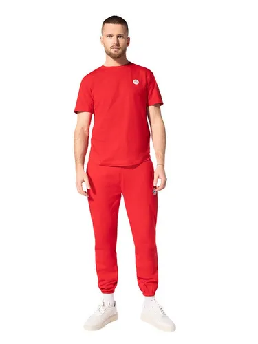 FC Bayern München T-Shirt Essential Classic - Sportliches T-Shirt aus 100% Baumwolle, ideal für Fans des FC Bayern München. Bequem im Regular Fit und pflegeleicht bei 30° Maschinenwäsche.
