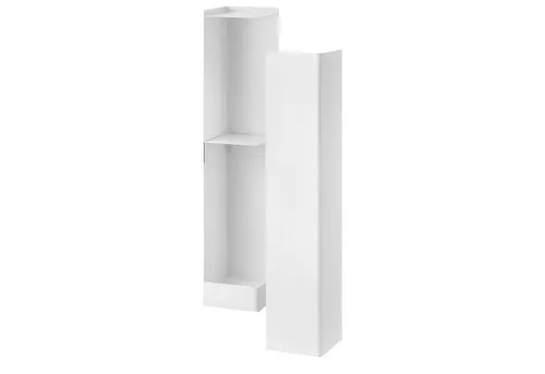 Yamazaki Home Tower Supplies Organizer - Badausstattung Set für platzsparende Aufbewahrung, mit verstellbarer Ablage und schmalem Design, ideal für kleine Badezimmer.