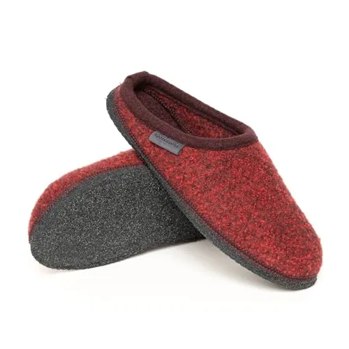 Gottstein Wool Venture Pantoffeln aus Walkstoff - Rutschfeste Sohle, Hoher Tragekomfort - Größe 41 - Die Wool Venture Pantoffeln vereinen robusten Walkstoff mit rutschfester Naturkautschuksohle. Ideal für den Alltag, bieten sie mit gepolsterter Soft-Schaum Innensohle höchsten Tragekomfort und modernen Stil.