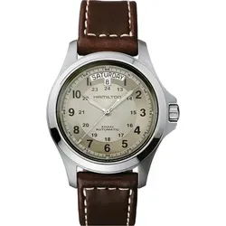 Hamilton Khaki King H64455523 - Swiss Made Automatikuhr für Herren - Armbanduhren mit Swiss Made Qualität, Saphirglas und 50 m wasserdicht. Perfekt für stilbewusste Herren!